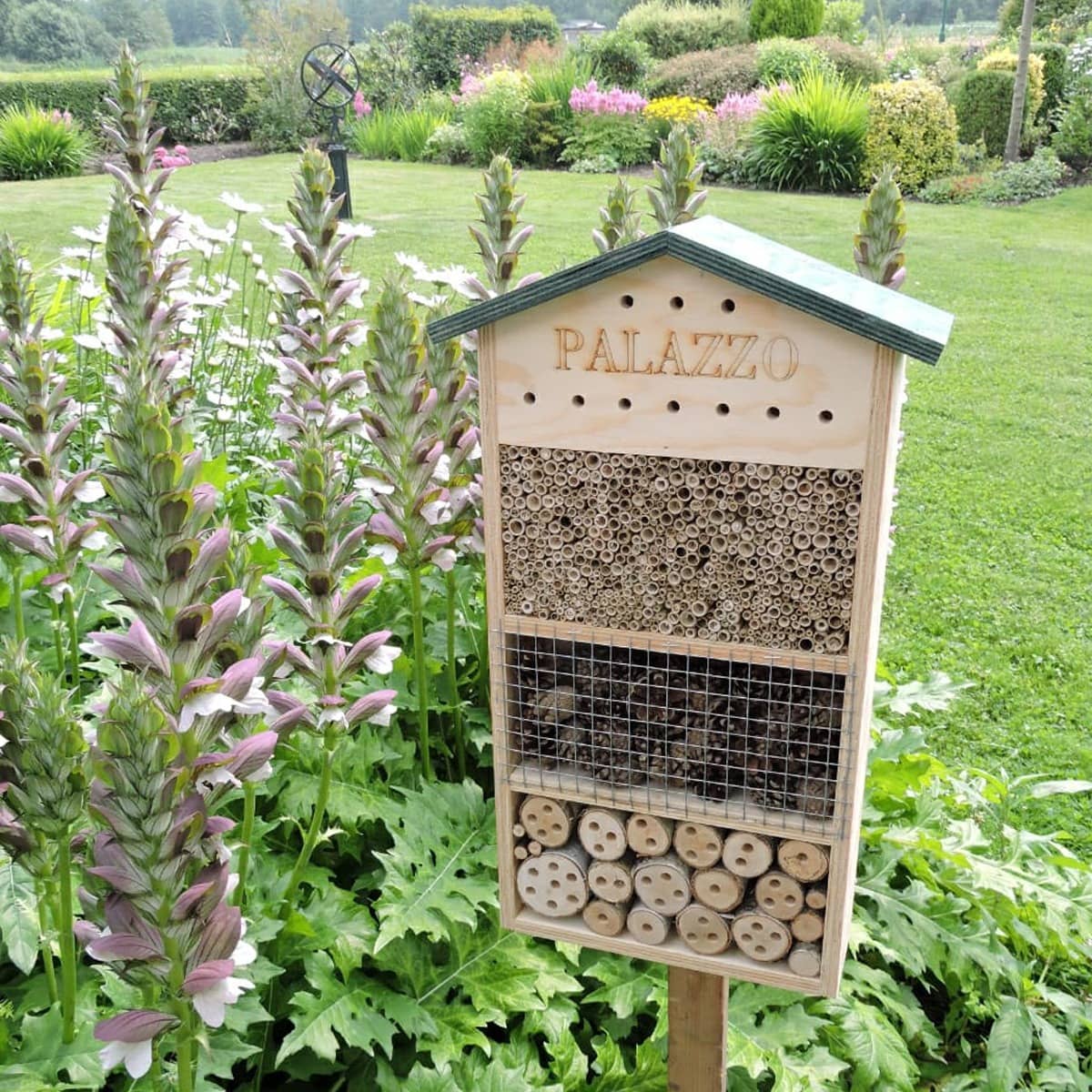 Insectenhuis Palazzo zorgt voor een bloemrijke tuin